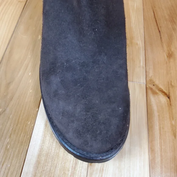 Davos Gomma Brown Suede Boots Women's Size 7 - Picture 8 of 11